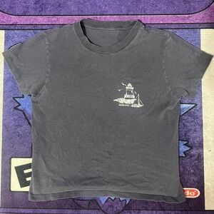 Very nice Vintage dark Grey children's/womens medium tee with nice front hit